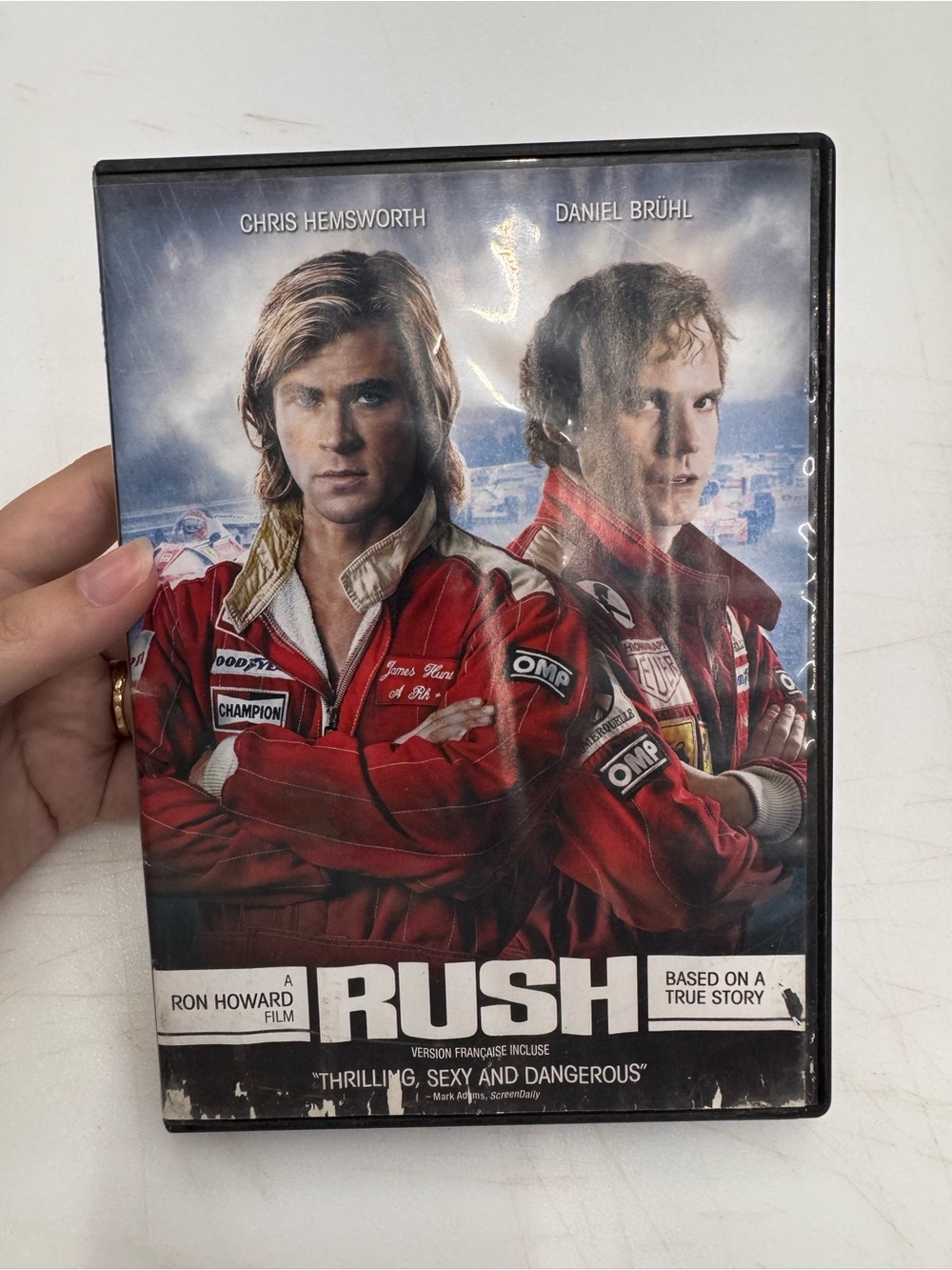 Rush (DVD, 2013) Disc Tested Working